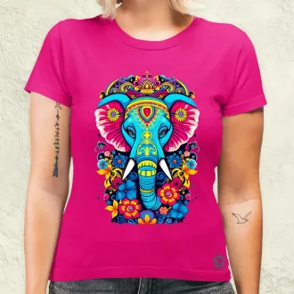 Mandala elefánt v1 női póló