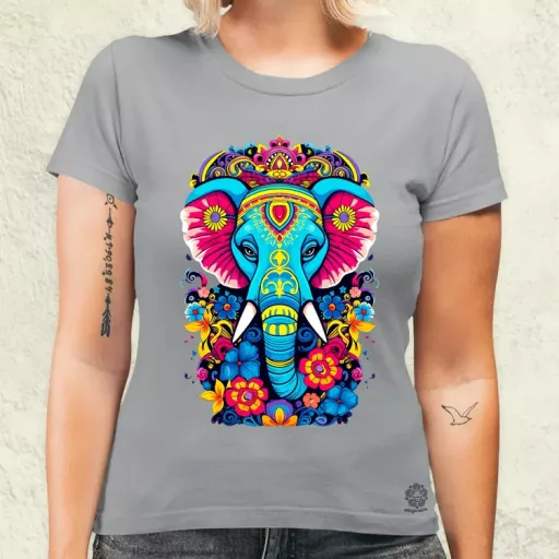 Mandala elefánt v1 női póló