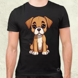 Boxer kölyök v2 férfi póló