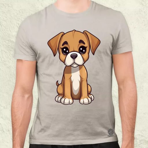 Boxer kölyök v2 férfi póló