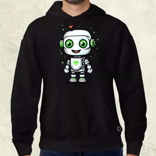 Cuki robot v1 férfi pulóver
