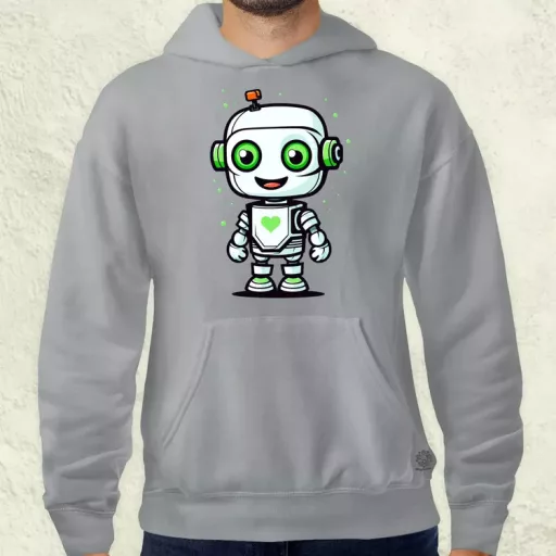 Cuki robot v1 férfi pulóver
