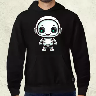 Cuki robot v4 férfi pulóver