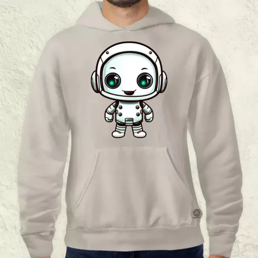 Cuki robot v4 férfi pulóver