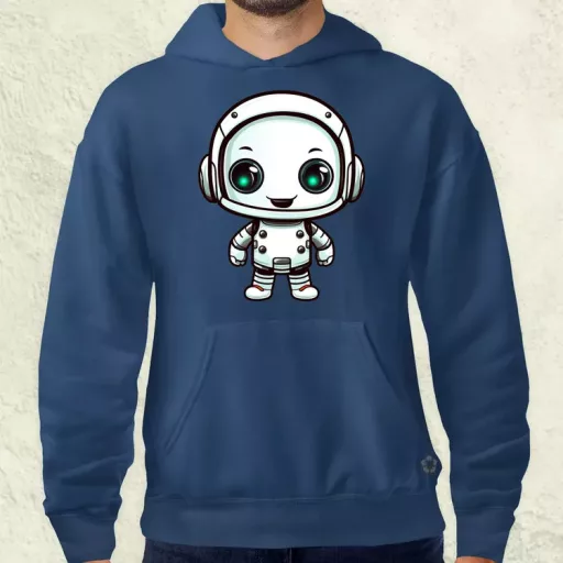 Cuki robot v4 férfi pulóver