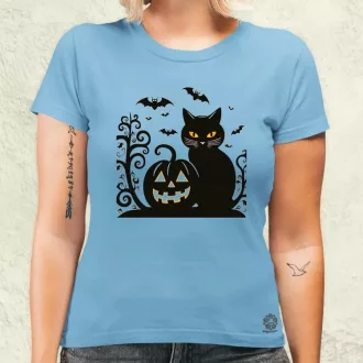 Halloween macsek v1 női póló