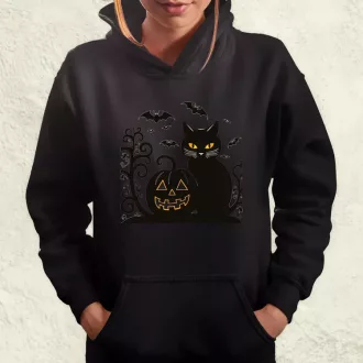 Halloween macsek v1 női pulóver