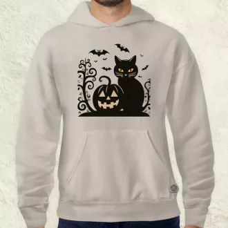 Halloween macsek v1 férfi pulóver