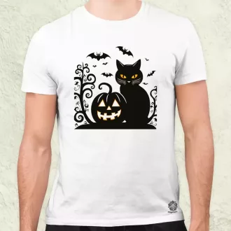Halloween macsek v1 férfi póló