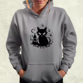 Halloween macsek v2 női pulóver