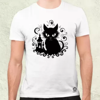 Halloween macsek v2 férfi póló
