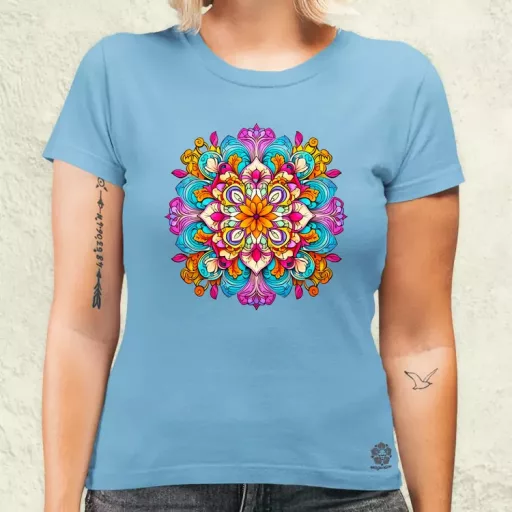 Mandala fantázia v3 női póló