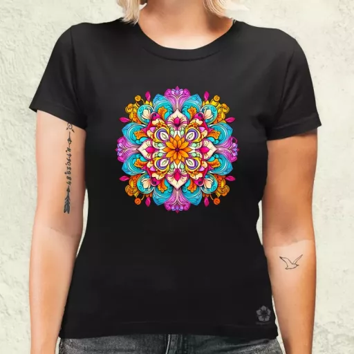 Mandala fantázia v3 női póló
