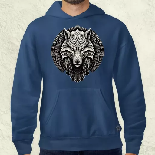 Fenrir amulett v3 férfi pulóver