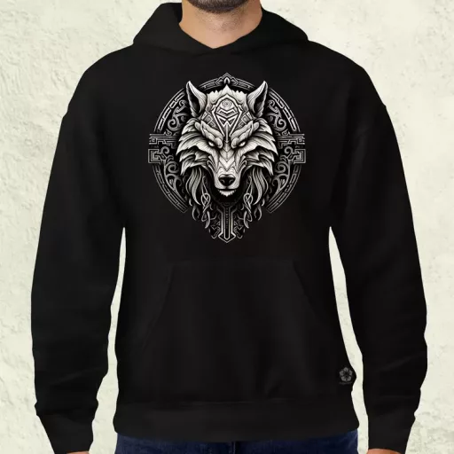 Fenrir amulett v3 férfi pulóver