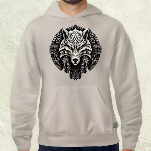 Fenrir amulett v3 férfi pulóver