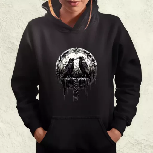 Hugin és Munin amulett v1 női pulóver
