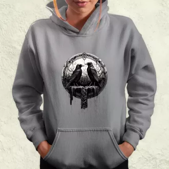 Hugin és Munin amulett v1 női pulóver