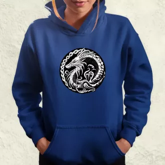 Jörmungandr amulett v1 női pulóver