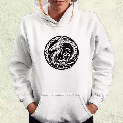 Jörmungandr amulett v1 női pulóver