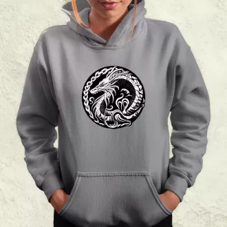 Jörmungandr amulett v1 női pulóver