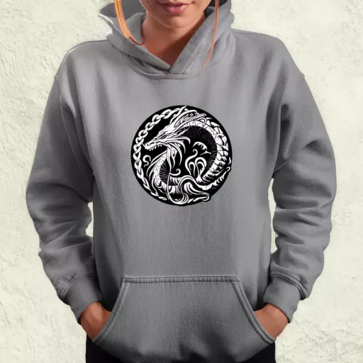 Jörmungandr amulett v1 női pulóver
