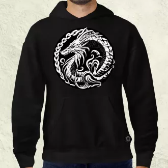 Jörmungandr amulett v1 férfi pulóver