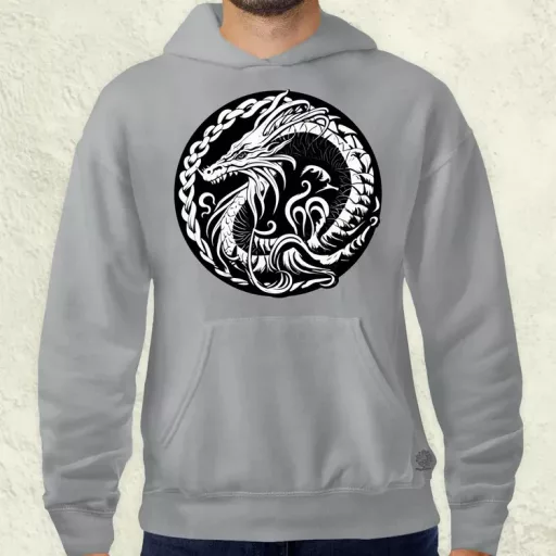 Jörmungandr amulett v1 férfi pulóver