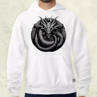 Jörmungandr amulett v2 férfi pulóver