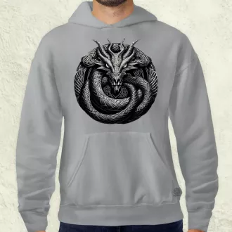 Jörmungandr amulett v2 férfi pulóver