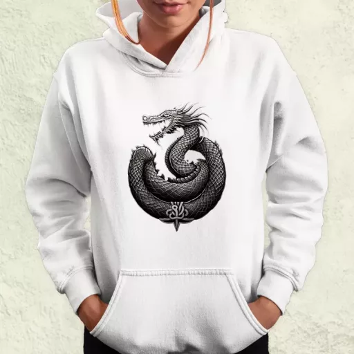 Jörmungandr amulett v3 női pulóver