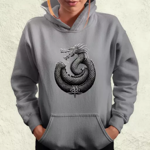 Jörmungandr amulett v3 női pulóver
