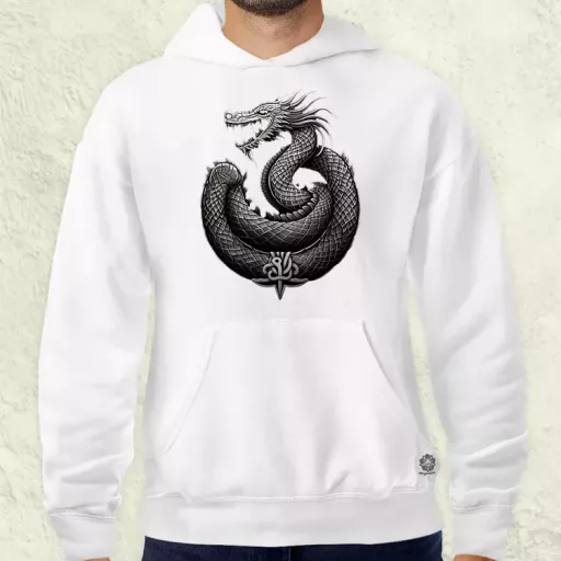 Jörmungandr amulett v3 férfi pulóver