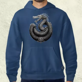 Jörmungandr amulett v3 férfi pulóver