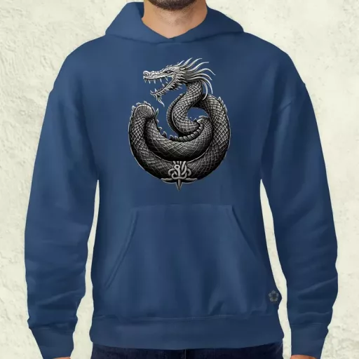 Jörmungandr amulett v3 férfi pulóver