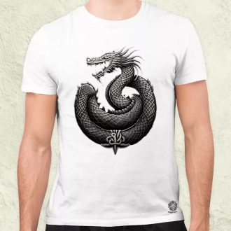 Jörmungandr amulett v3 férfi póló
