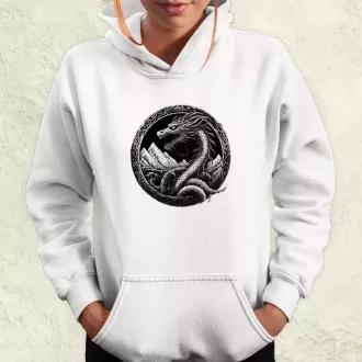 Jörmungandr amulett v4 női pulóver