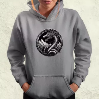 Jörmungandr amulett v4 női pulóver