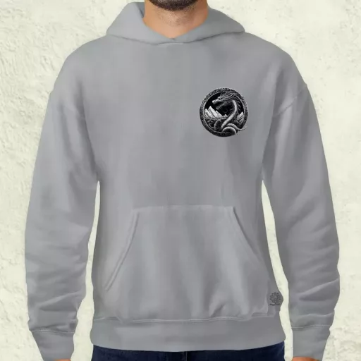 Jörmungandr amulett zseb v2 férfi pulóver