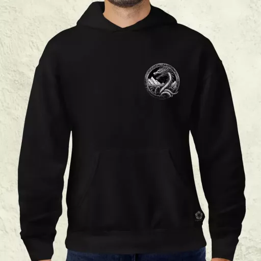Jörmungandr amulett zseb v2 férfi pulóver