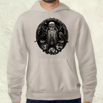 Odin és Hugin Munin amulett v1 férfi pulóver