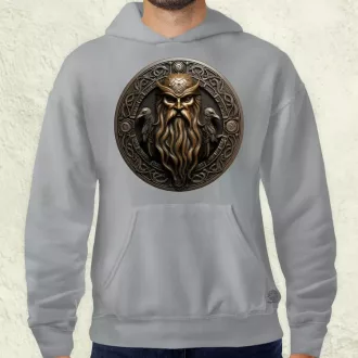 Odin és Hugin Munin amulett v2 férfi pulóver
