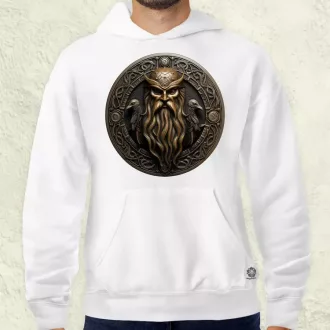 Odin és Hugin Munin amulett v2 férfi pulóver