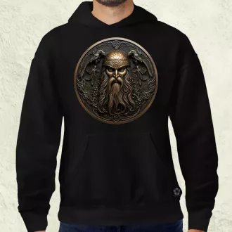 Odin és Hugin Munin amulett v3 férfi pulóver