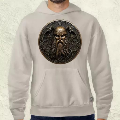 Odin és Hugin Munin amulett v3 férfi pulóver