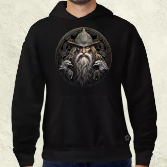 Odin és Hugin Munin amulett v4 férfi pulóver