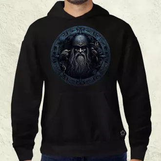 Odin és Hugin Munin amulett v5 férfi pulóver