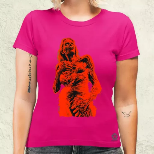 Retró horror poszter v3 női póló