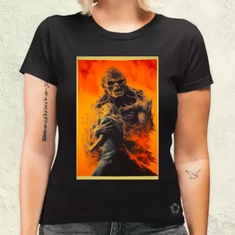 Retró horror poszter v4 női póló