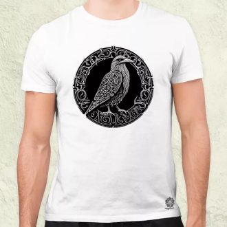 Rúna díszes holló v1 férfi póló